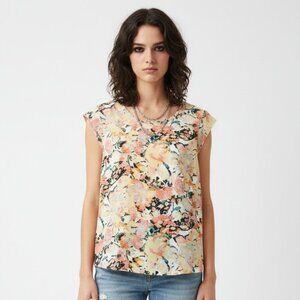 The Limited Blouse Orange Indie Grunge Casual Festival L